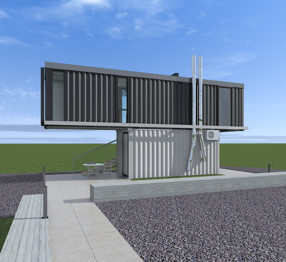 Малый гостевой дом из грузовых морских контейнеров