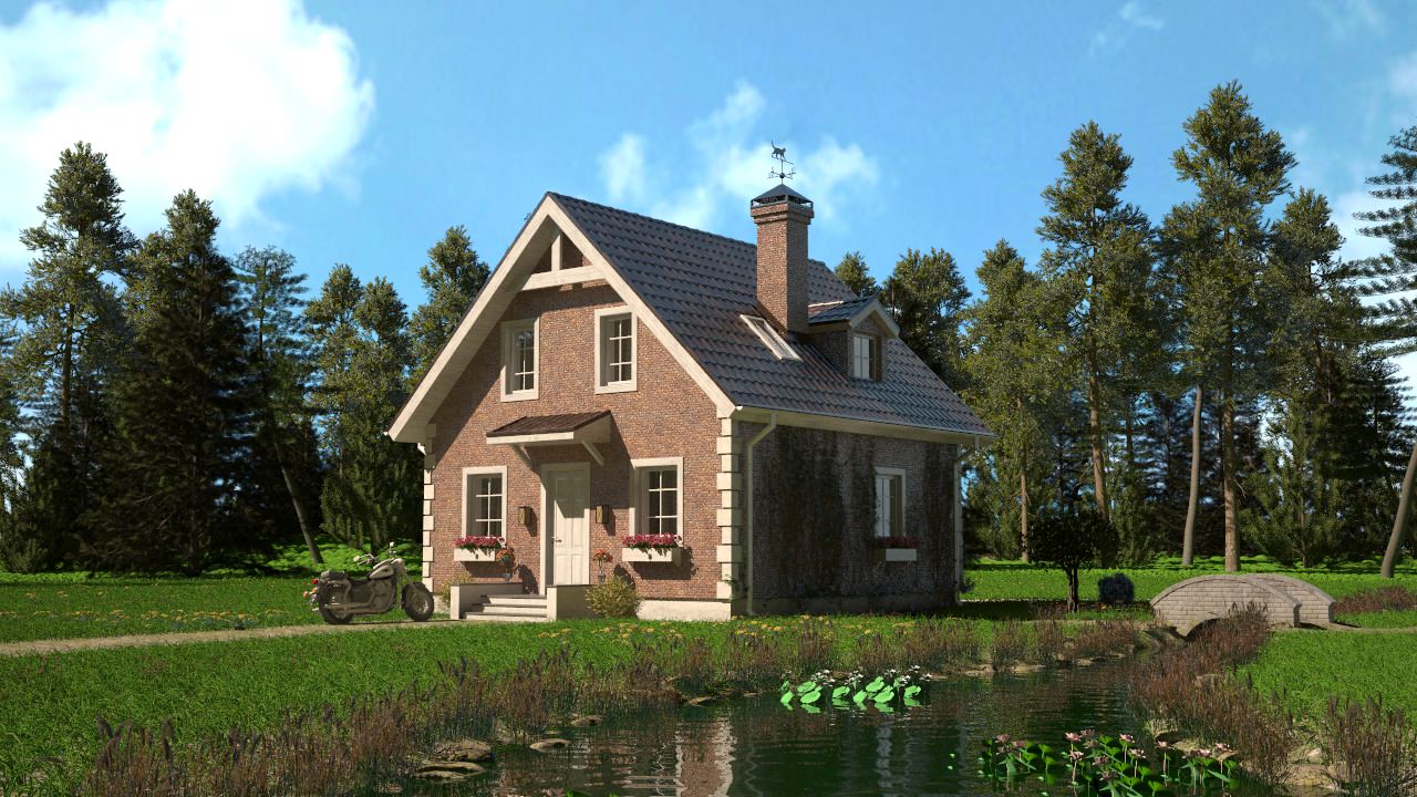 Дизайн-проекты и визуализации коттеджей и фасадов