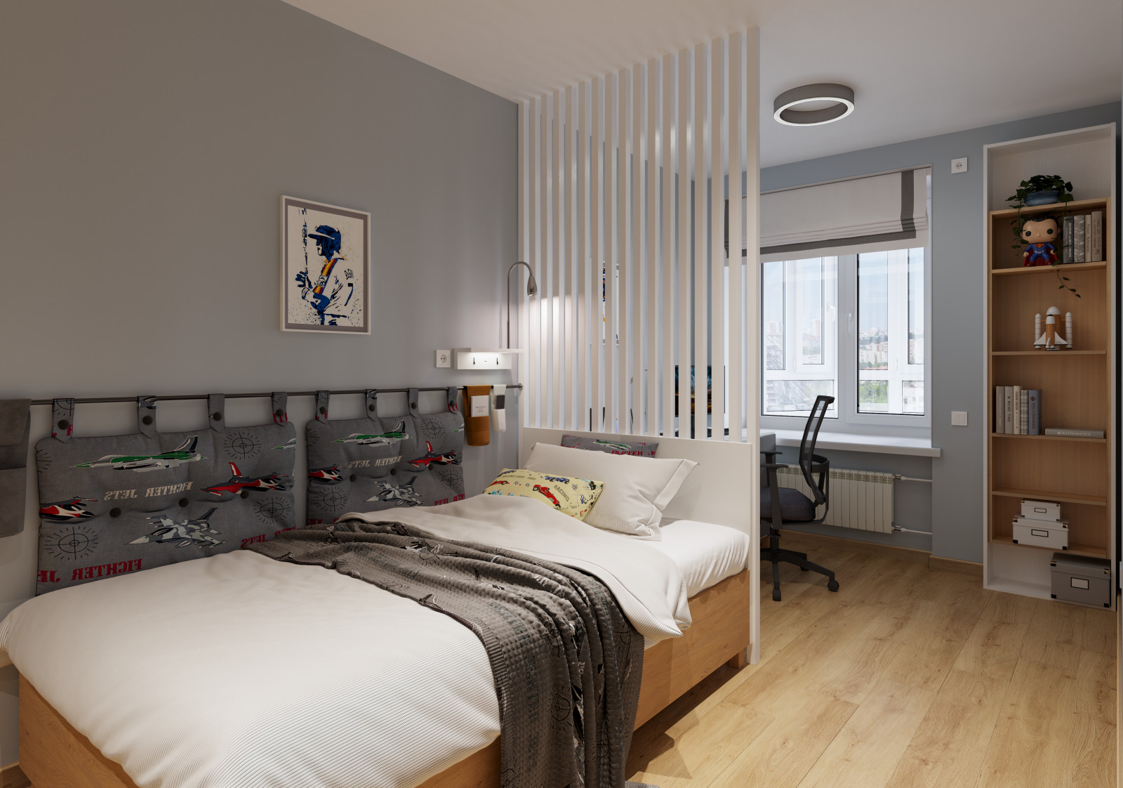 Переустройство детской комнаты для двух мальчиков