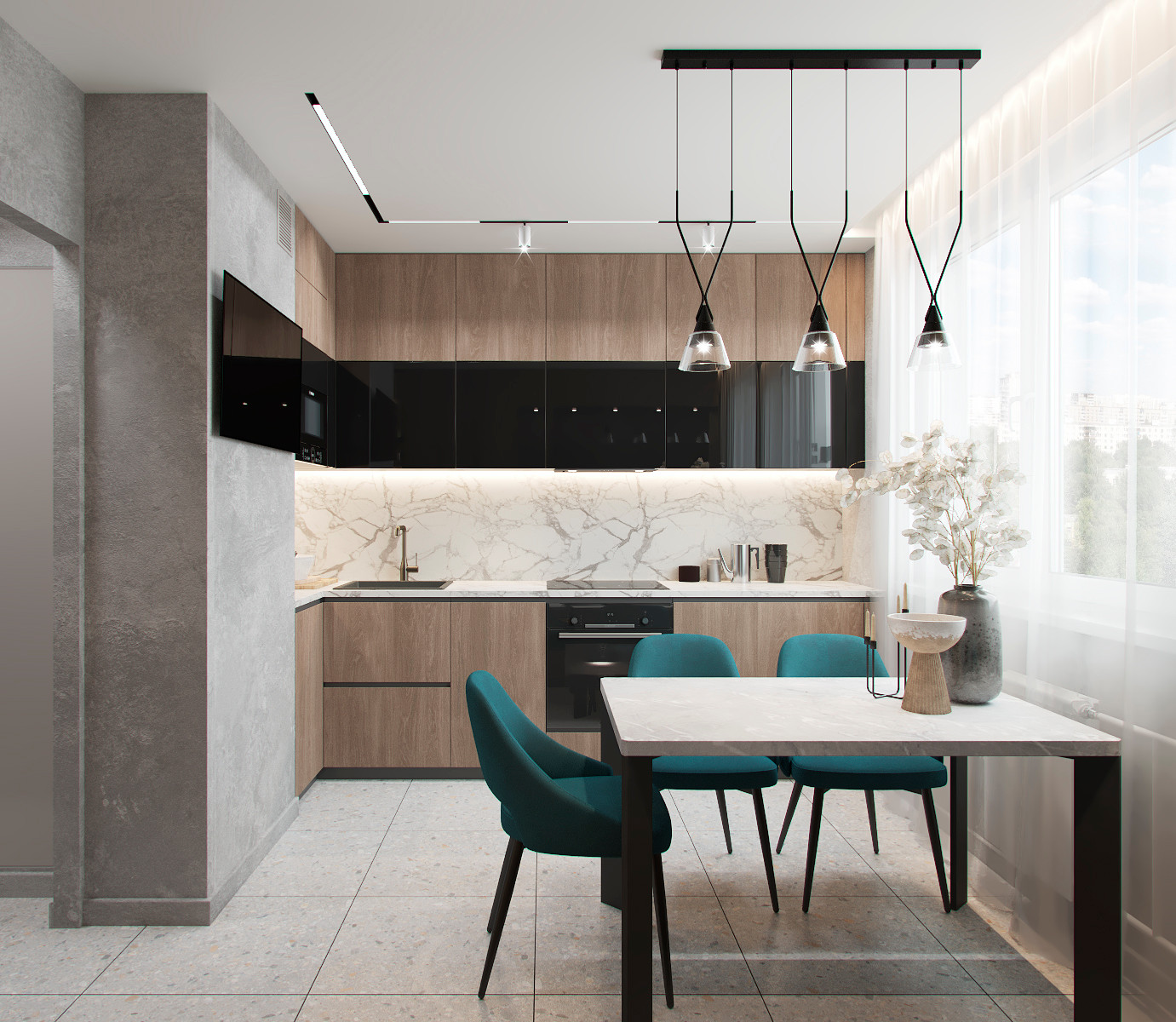 Дизайн-проект квартиры 80кв.м.