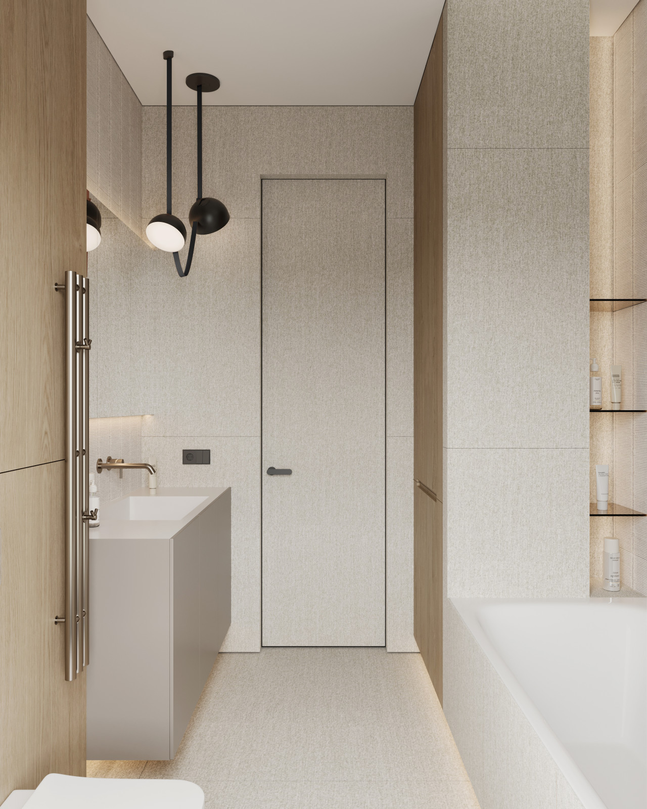 Коттедж (240 кв). Детский санузел