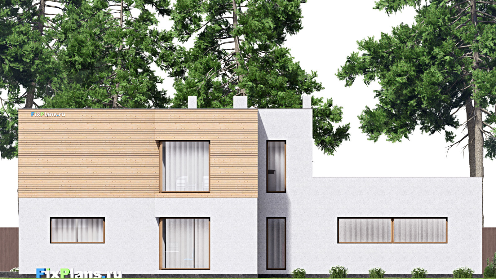 Проект двухэтажного дома 16х24 м S333м2 F-16658