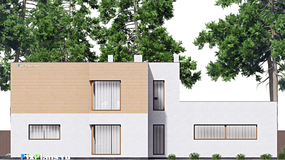 Проект двухэтажного дома 16х24 м S333м2 F-16658