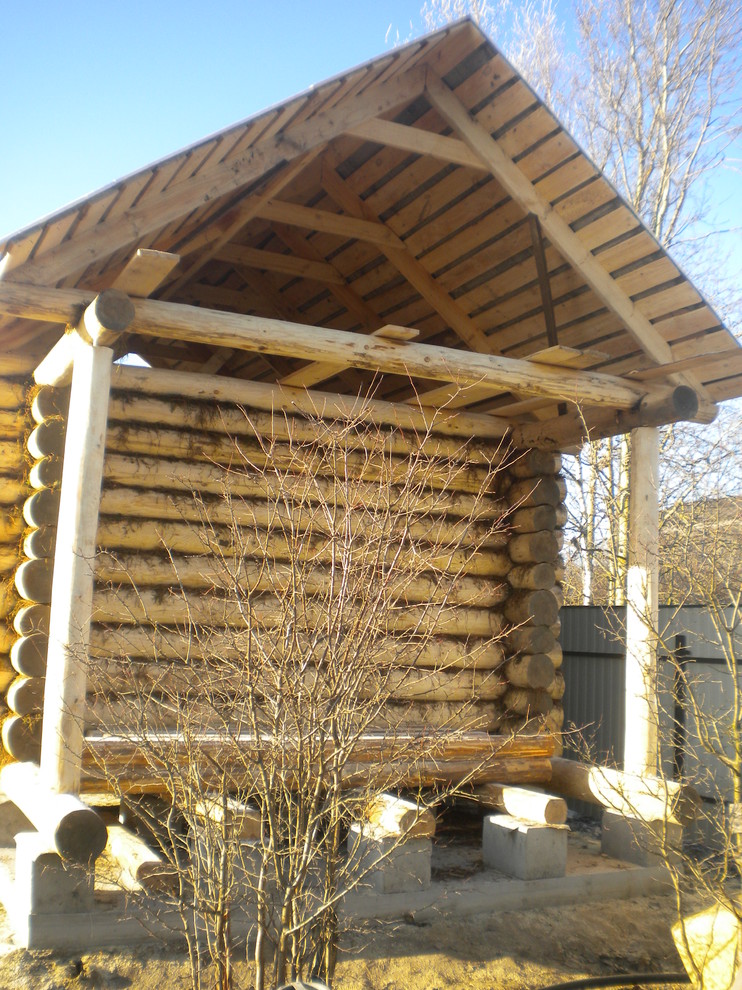 Баня из бревна