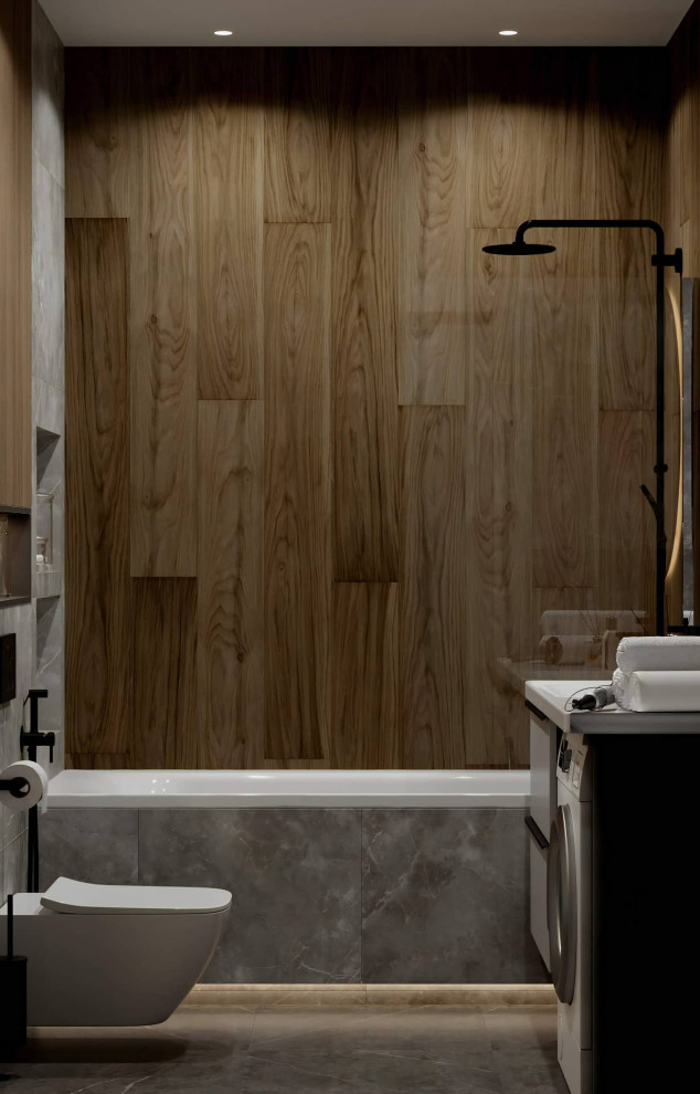 Дизайн и ремонт квартиры в ЖК «Квартал на Никулинской» — Акцент на дерево