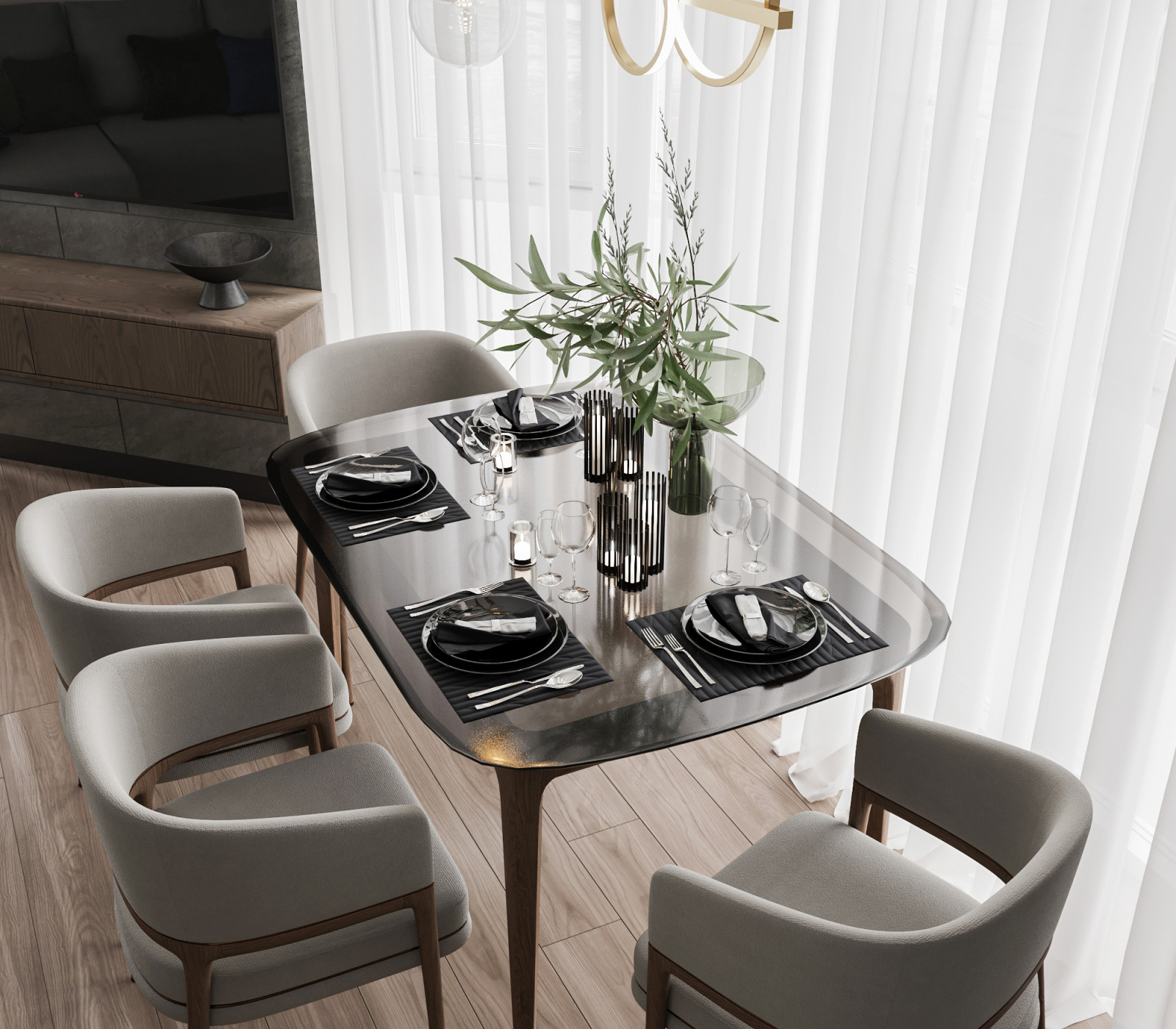 "Вечное лето", квартира в ЖК "Смарт квартал на Октябрьской", 93 м2