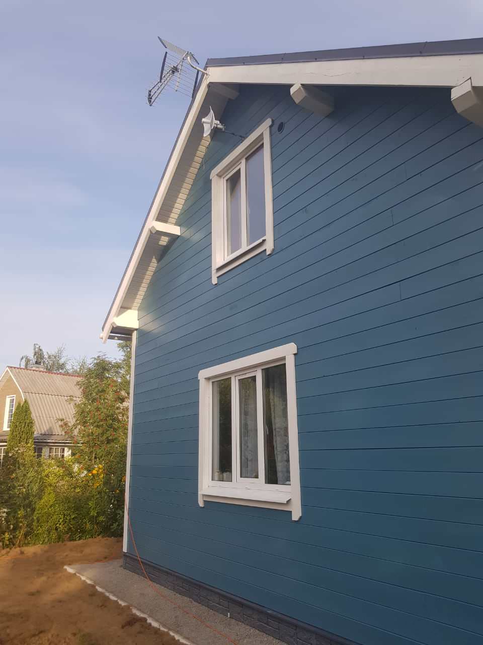 Обложка проекта: Покраска деревянного дома в п.Извара