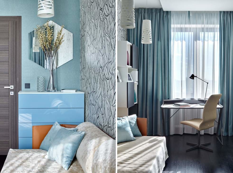 Современная эклектика в квартире на Кутузовском