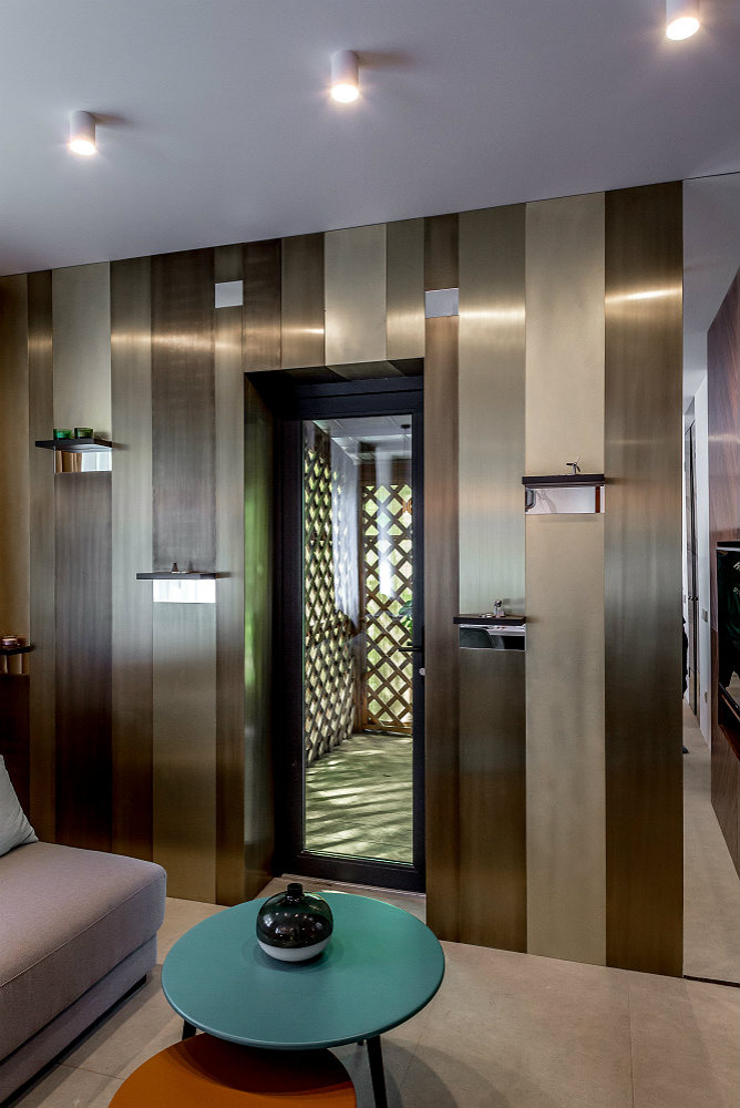 Обложка проекта: Латунные стеновые панели для проекта peredelka.tv