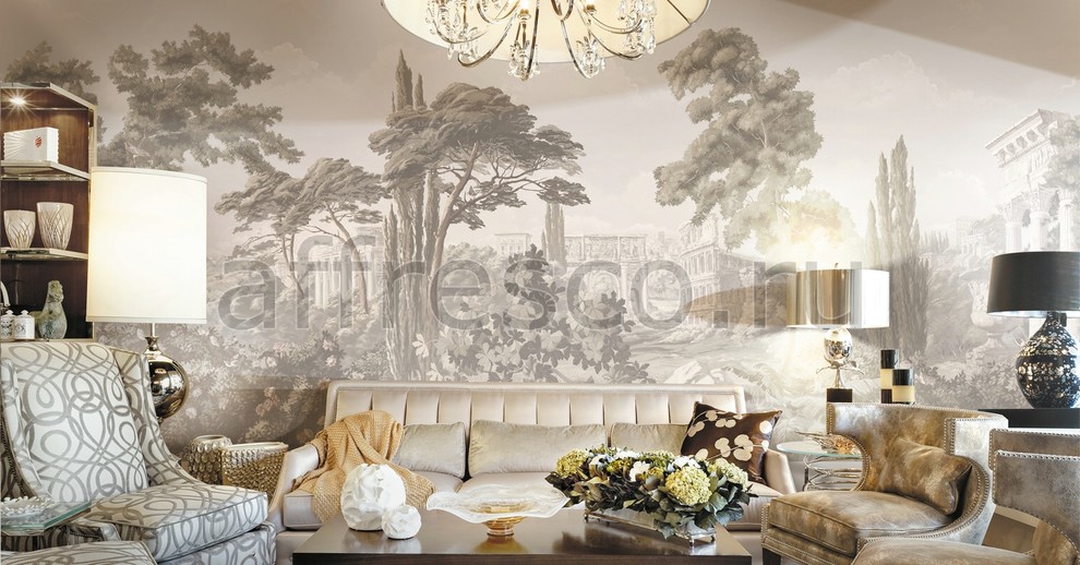 Фрески и фотообои в интерьере