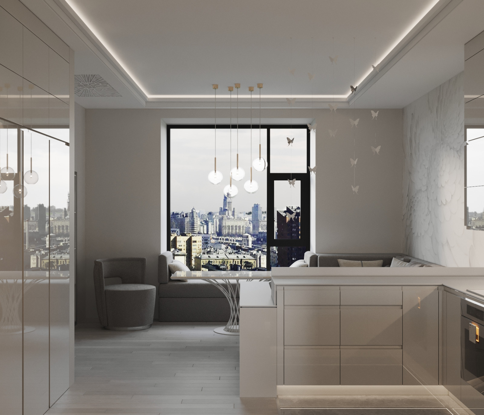 Дизайн-проект квартиры в современном стиле