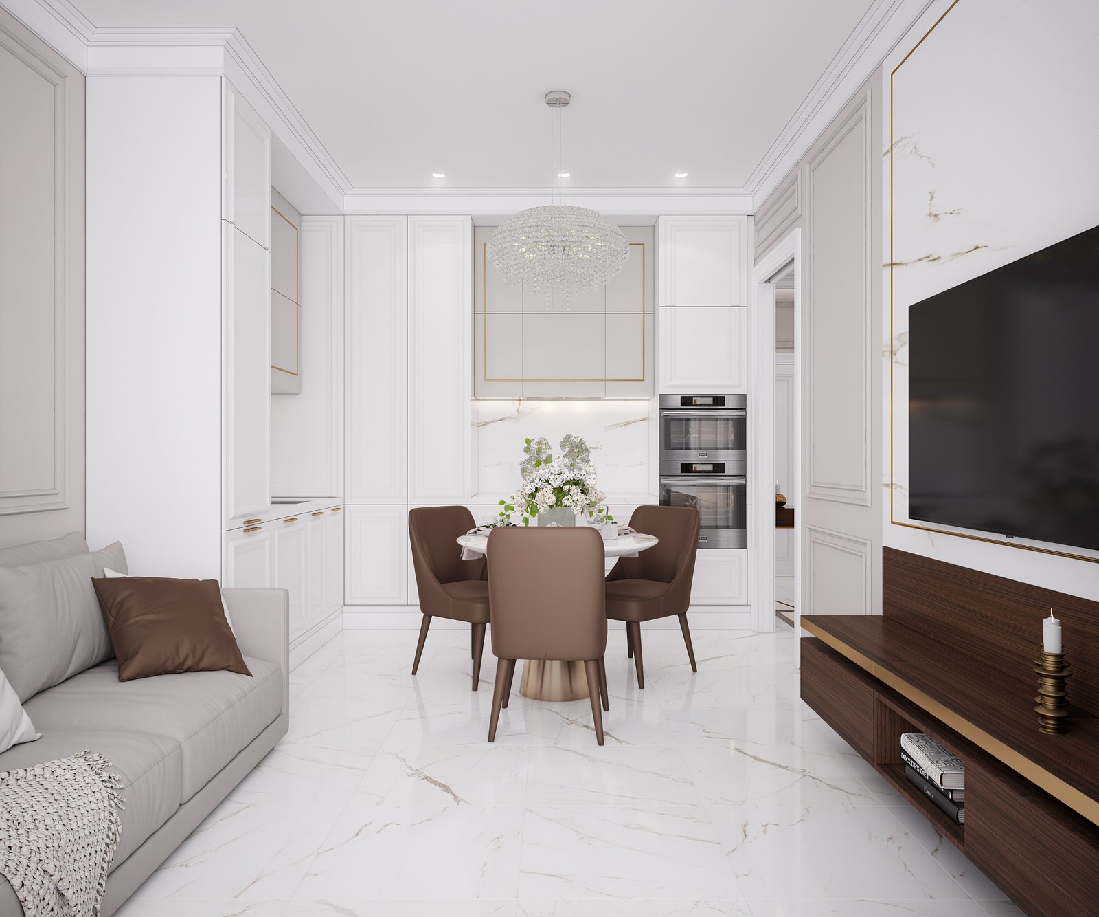 Элегантная классика - Сердце столицы 80 кв.м.