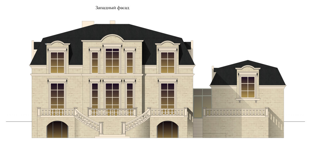Обложка проекта: Загородный дом в подмосковье - фасад