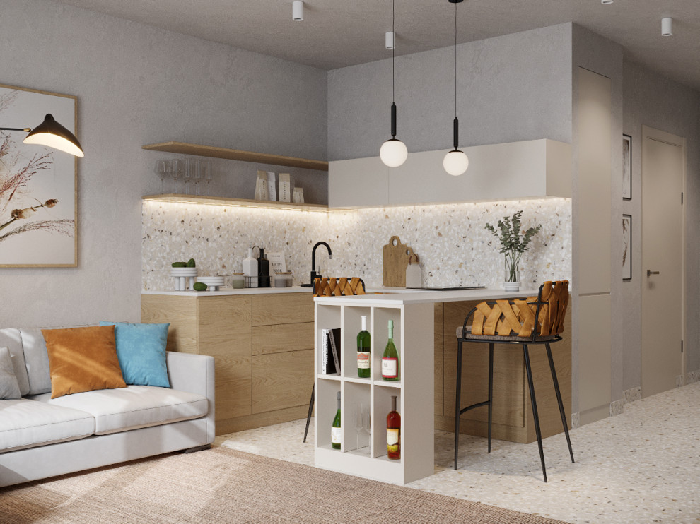 Обложка проекта: МО, Звенигород, Студия 26 кв.м, 2022 год