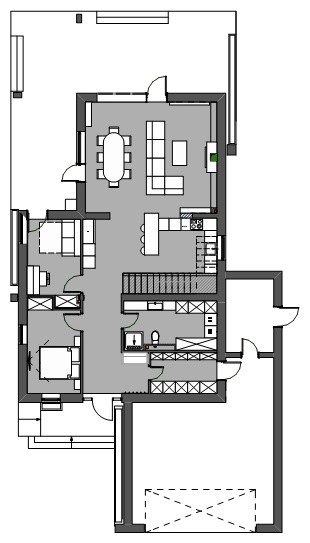 Обложка проекта: Интьерьер совмещенной кухни-гостиной в стиле Loft