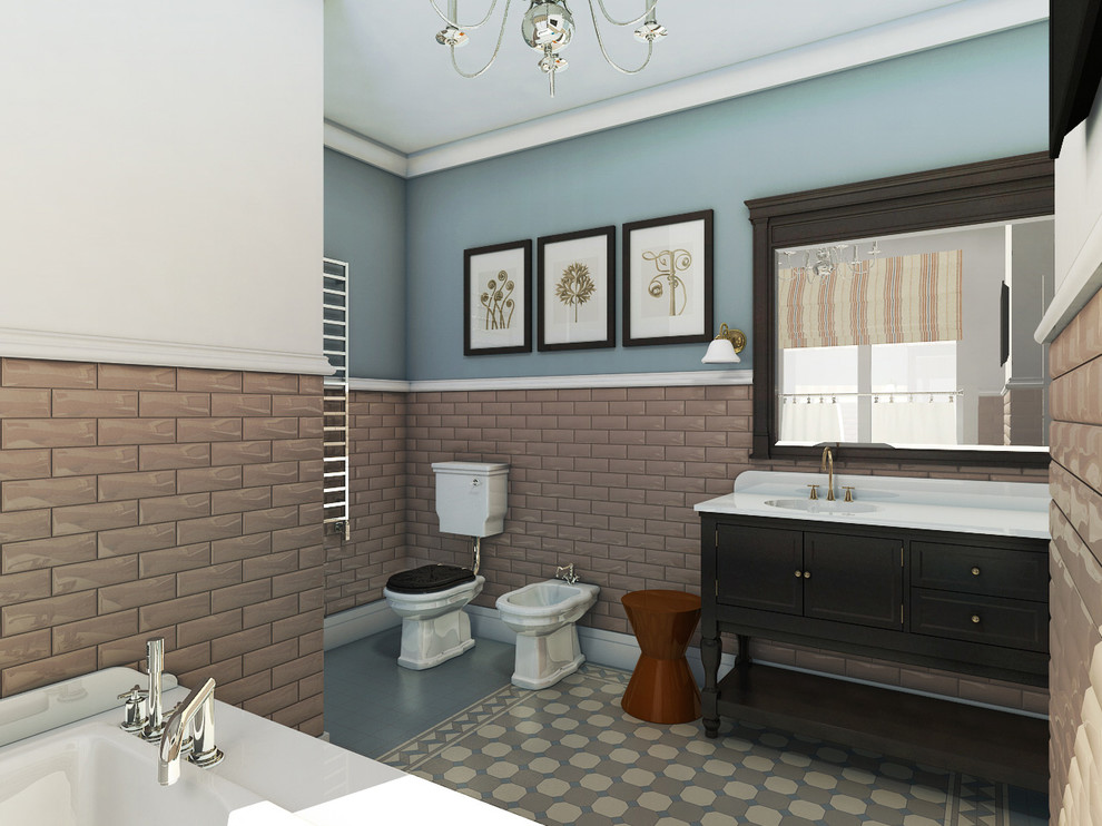 bathroom, lesnye polyany house