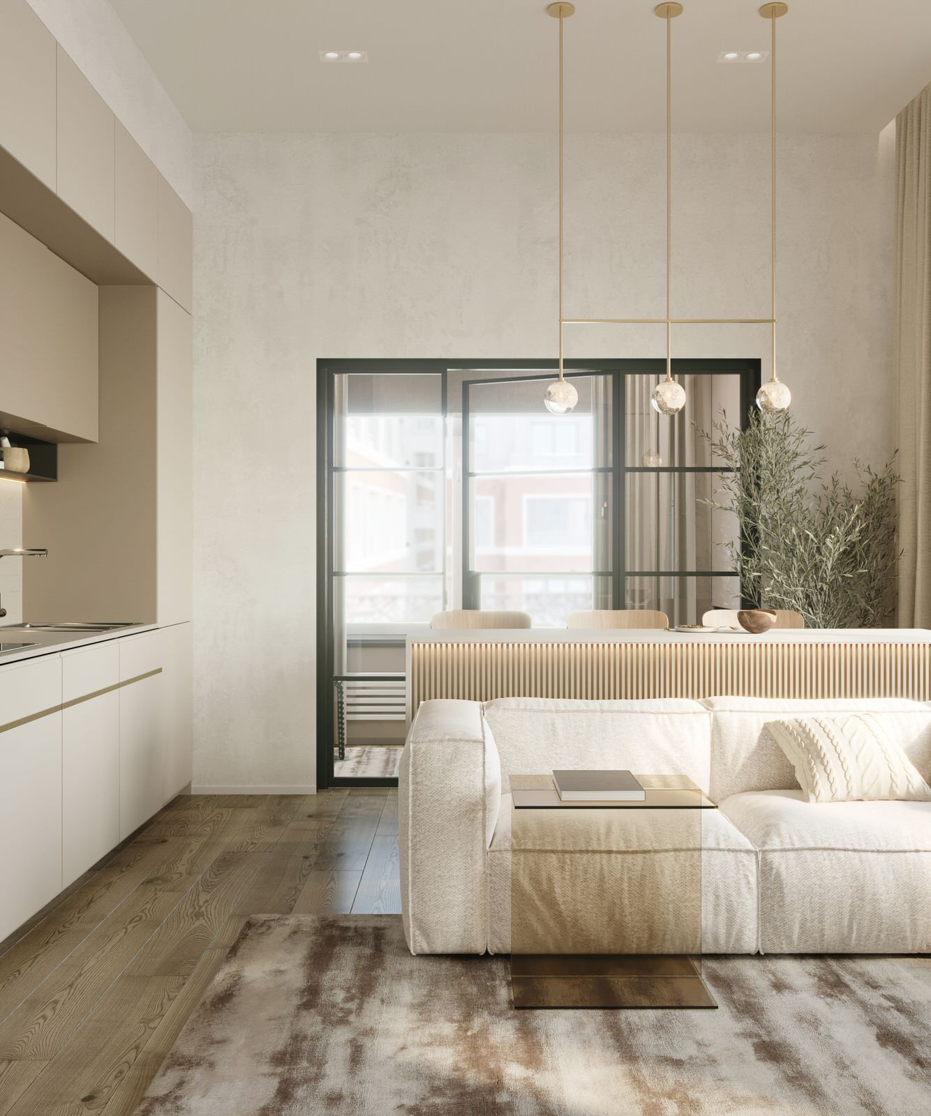 Кухня-гостиная