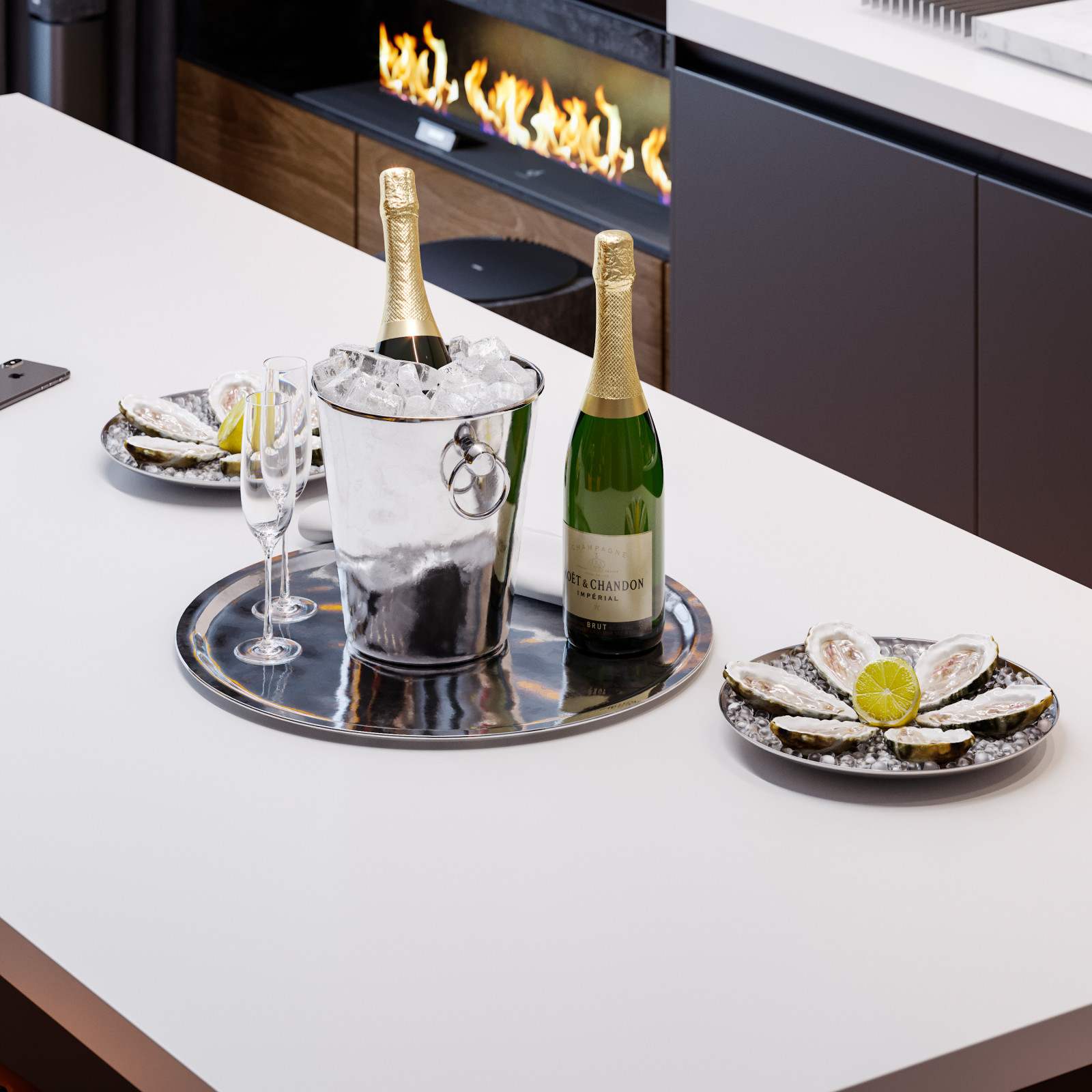 Интерьер квартиры в ЖК "5 Звезд"