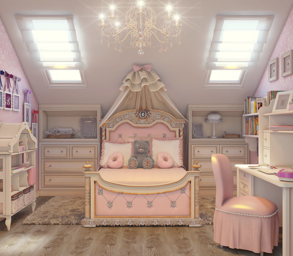 Детская для девочки (Третий этаж, мансарда)