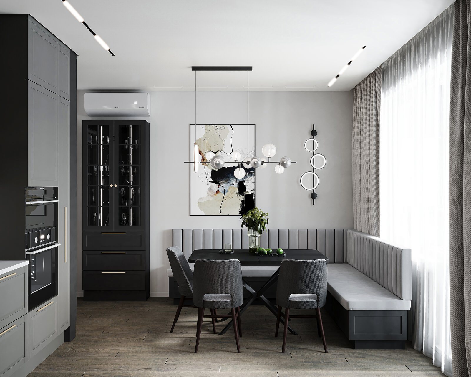 Обложка проекта: Дизайн интерьера квартиры с открытой террасой в жилом комплексе "Тармо"