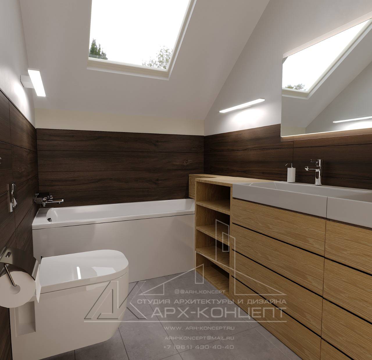 Дом- Фахверк, интерьеры в современном скандинавском стиле