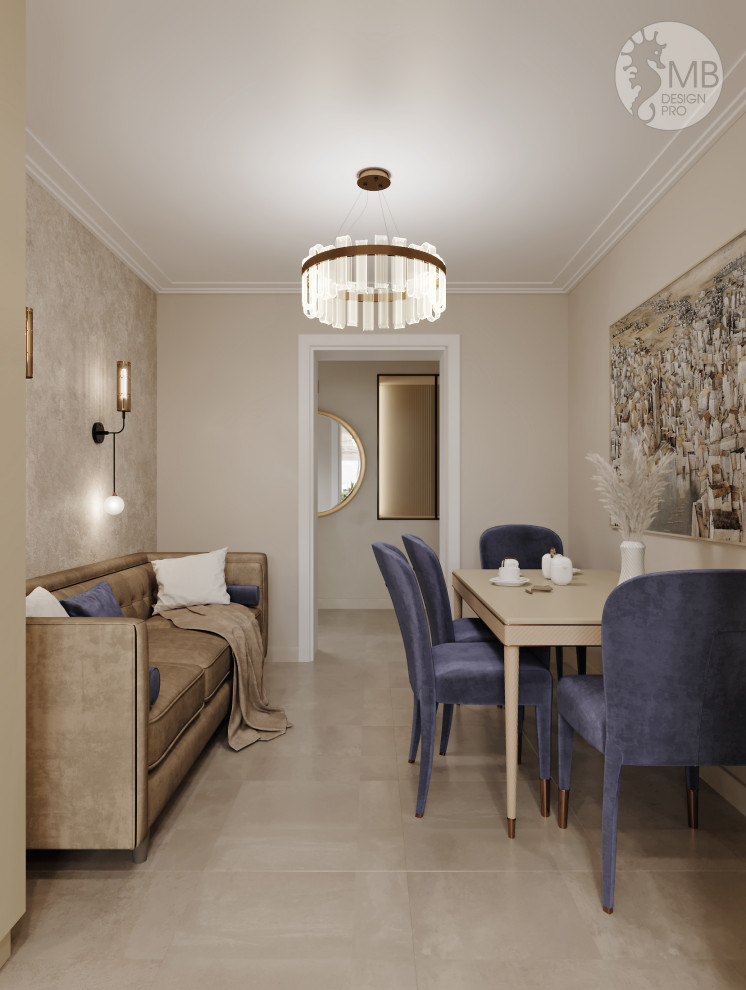 Квартира в карамельных тонах в современном стиле