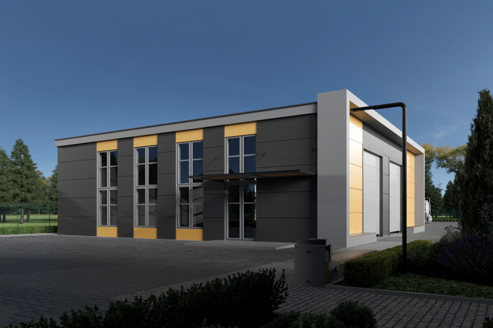 3d визуализация экстерьера зданий