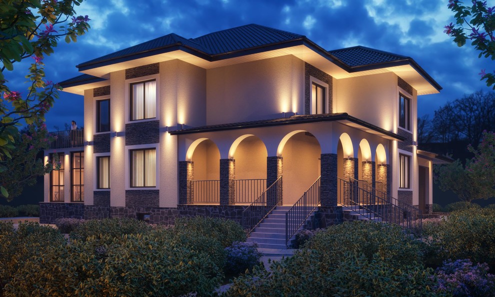 Обложка проекта: Частные дома в ЛО | Архитектурно-художественная подсветка