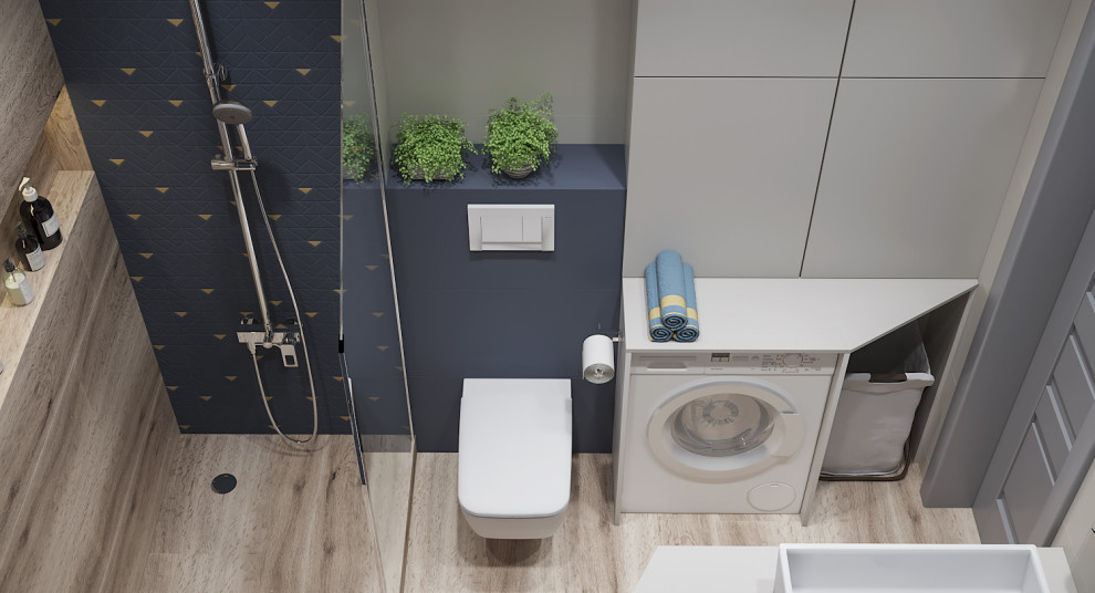 Обложка проекта: Квартира с видом на лес.