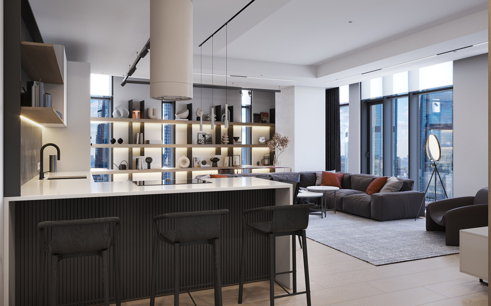 Обложка проекта: Квартира с панорамным остеклением