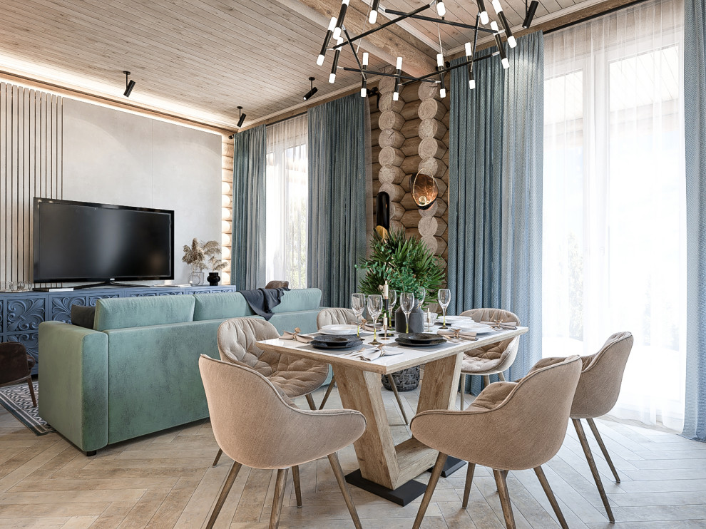 Деревянный дом. Круглый оцилиндрованный брус