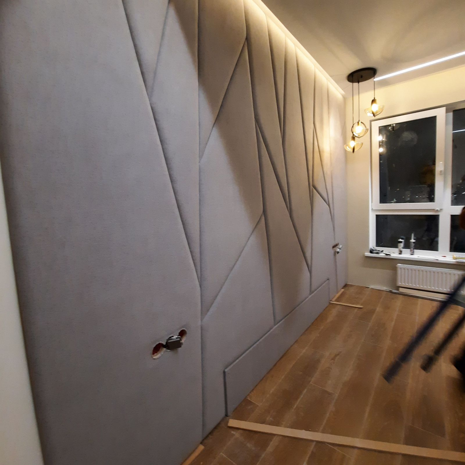 Обложка проекта: Мягкая становая панель