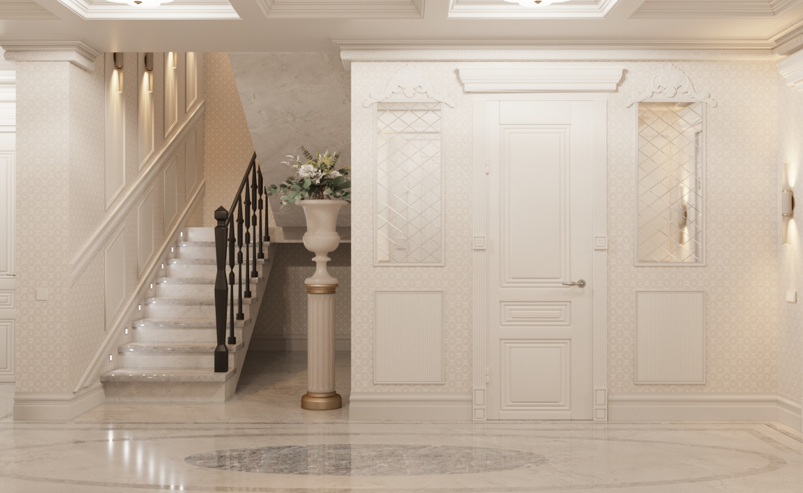 Входная зона в классическом стиле