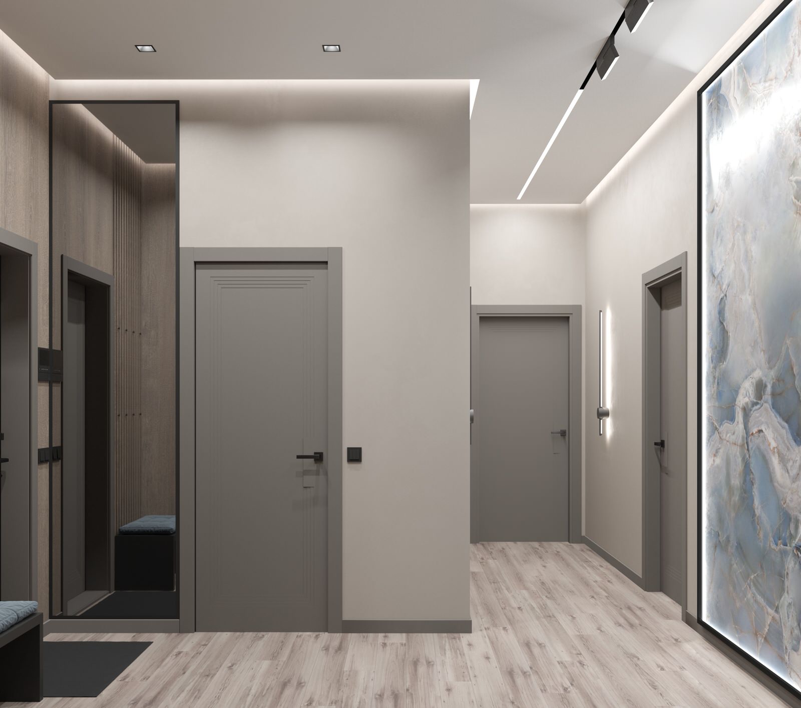 Прихожая таунхауса