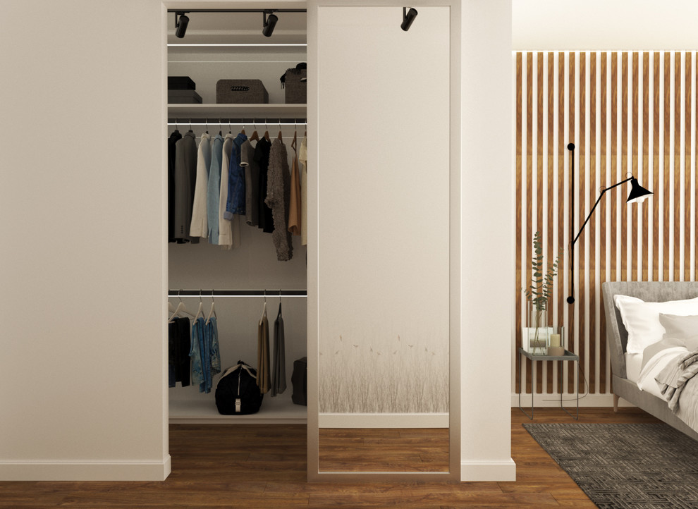 Квартира в оттенках серого и зеленого