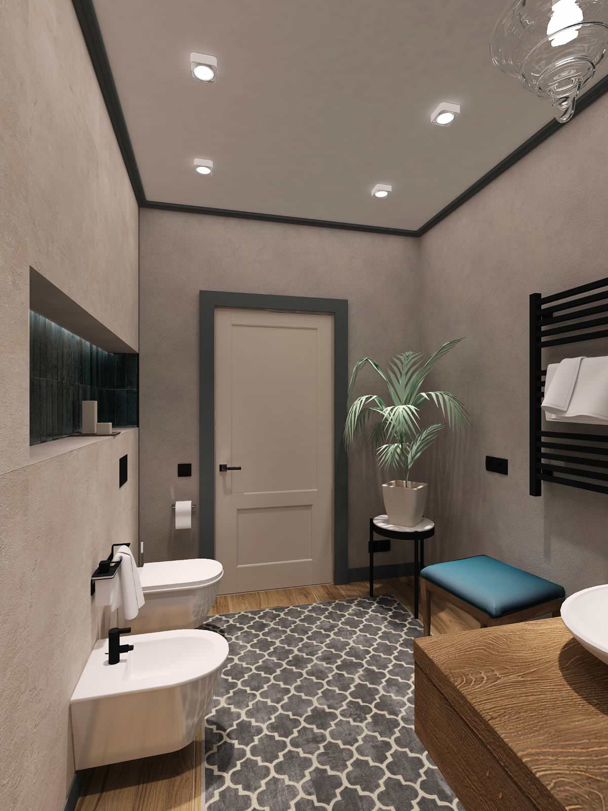 Малахитовый санузел