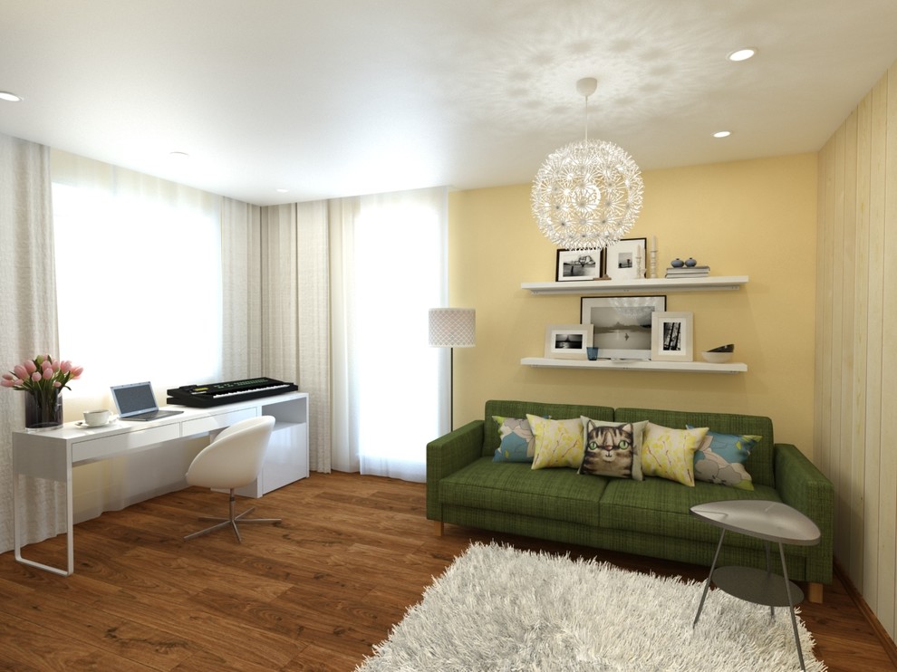 Дизайн-проект 2-х комнатной квартиры "В гармонии с природой"