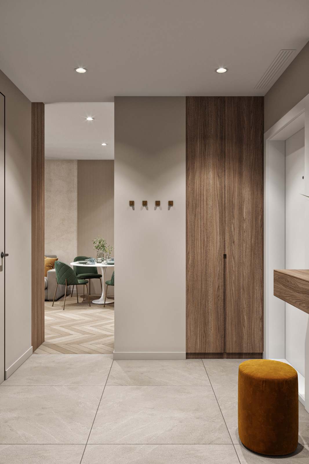 Обложка проекта: Квартира 72 кв.м. в современном стиле в Квартал 38А.