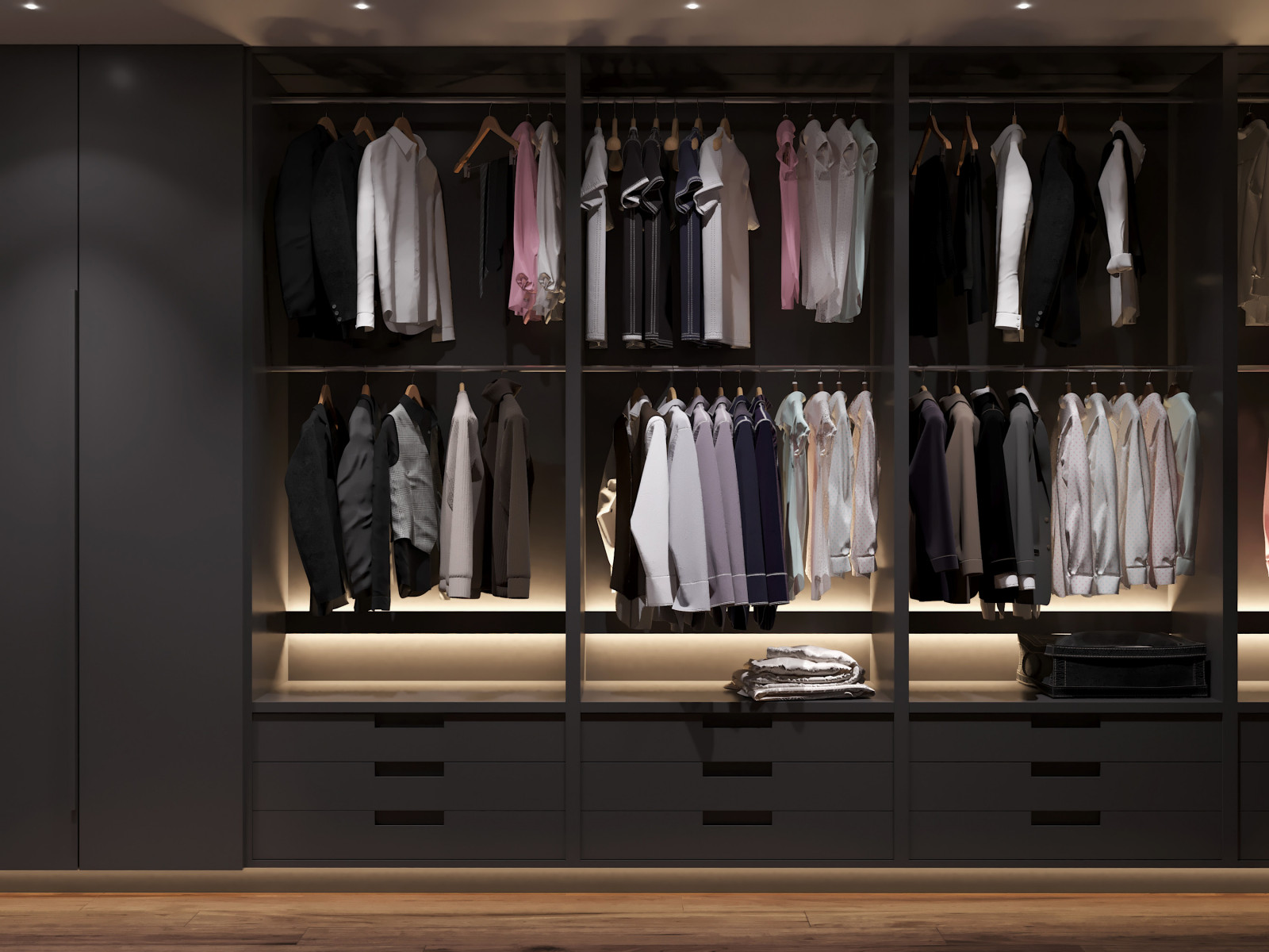 Дизайн интерьера квартиры в современном стиле в ЖК Вандер Парк