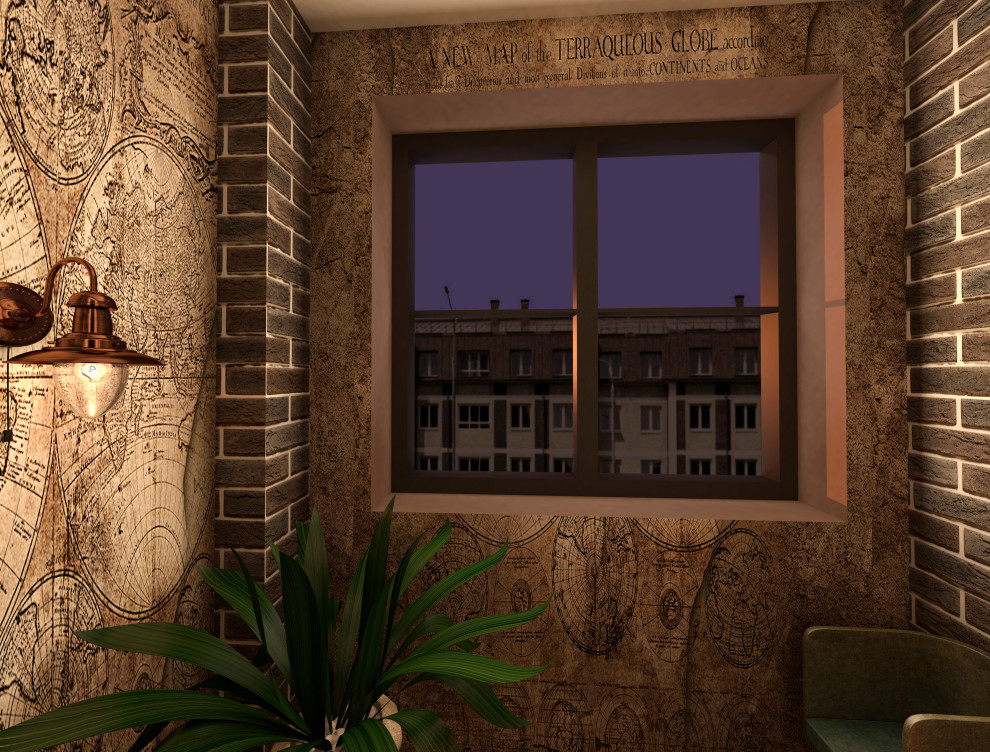 Однокомнатная квартира 34 кв.м. в трёх стилистических решениях.