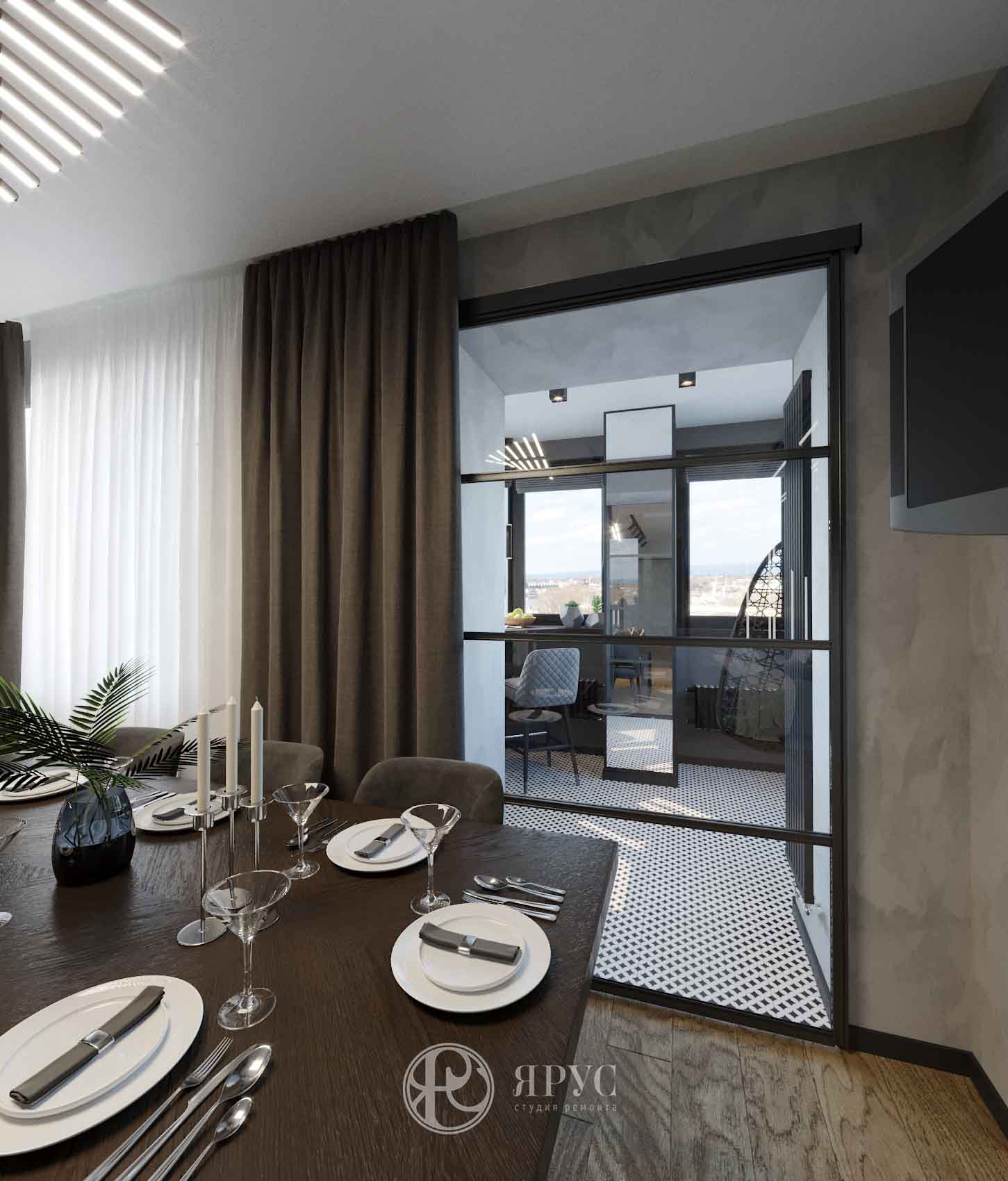 Дизайн-проект четырёхкомнатной квартиры