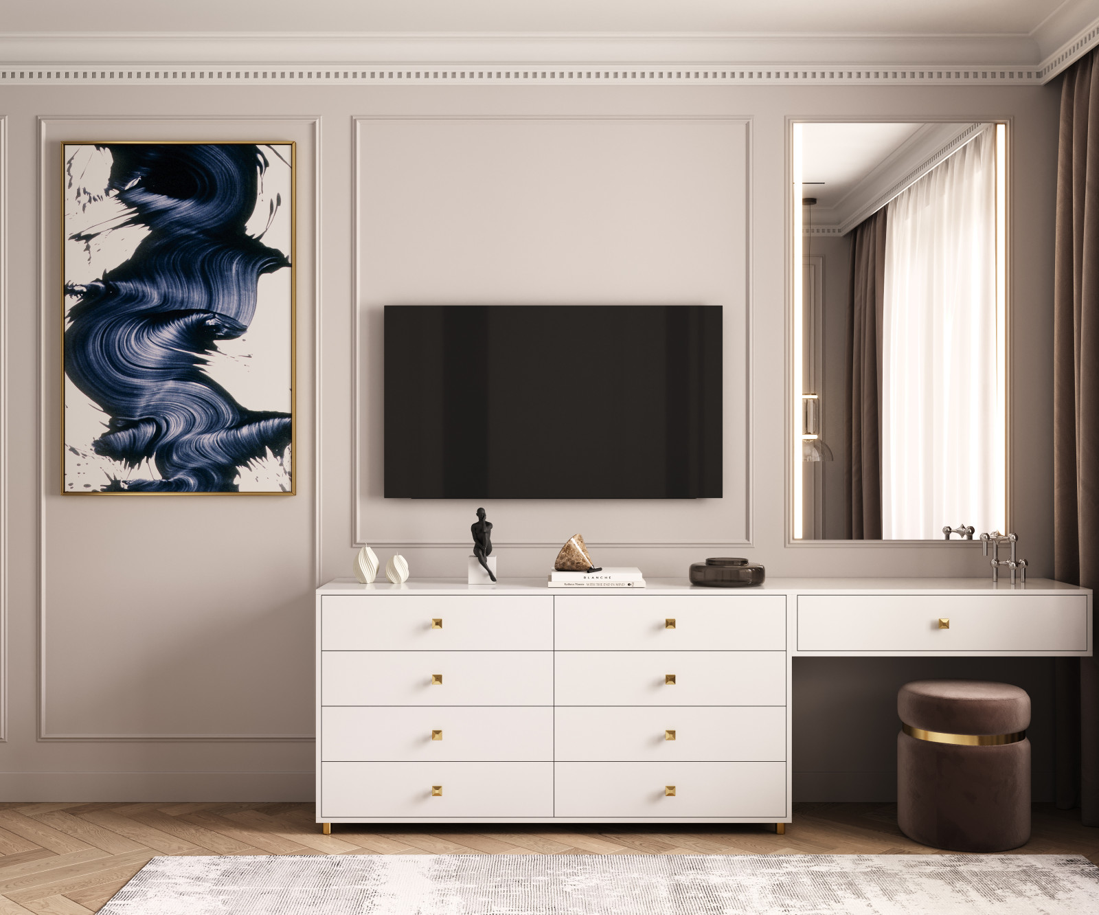 Проект трехкомнатной квартиры