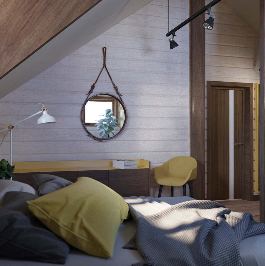 ПРОЕКТ ИНТЕРЬЕРА ДОМА НА ЧЕРНОЙ РЕЧКЕ во Владивостоке)