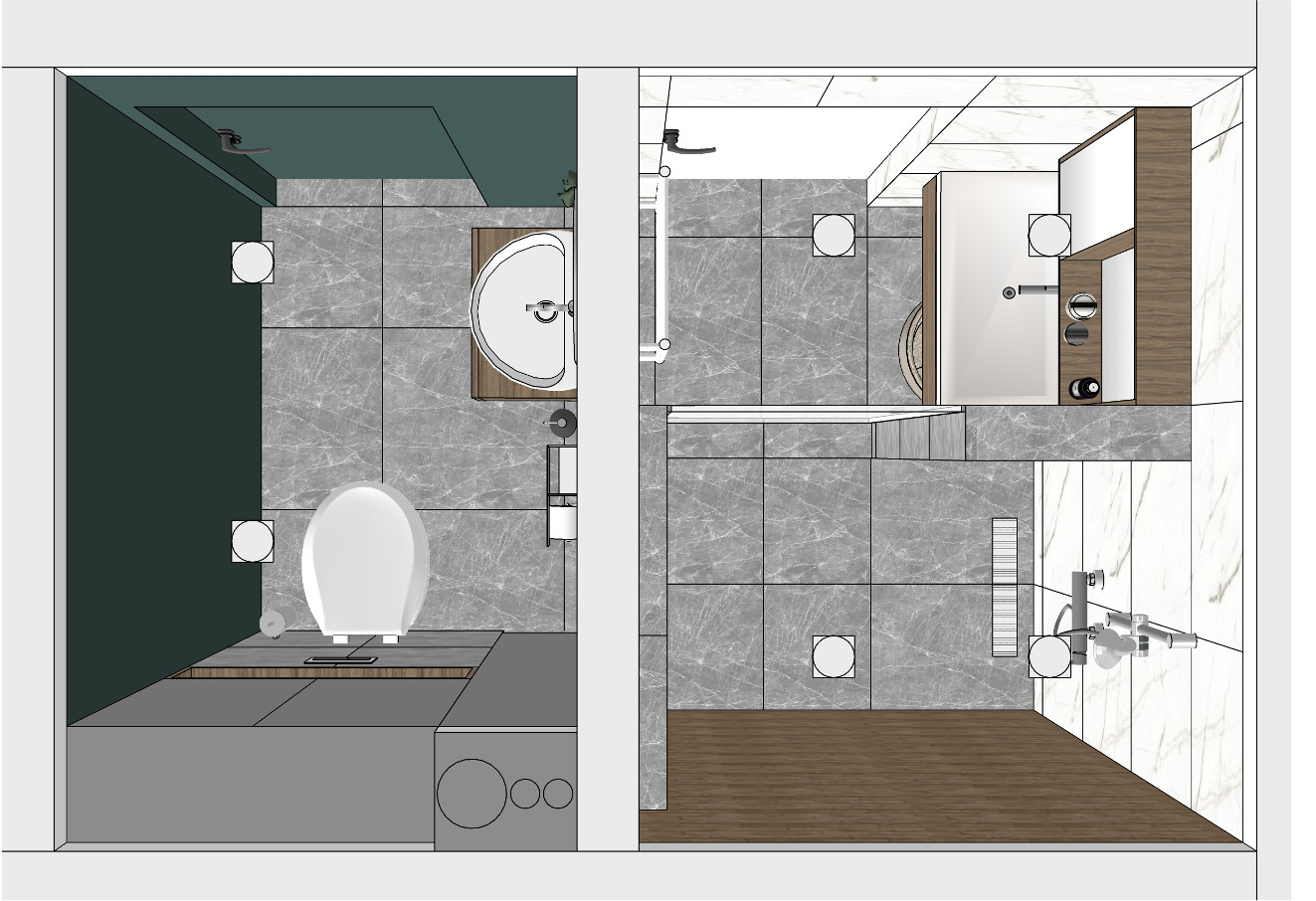 Планировка санузлов