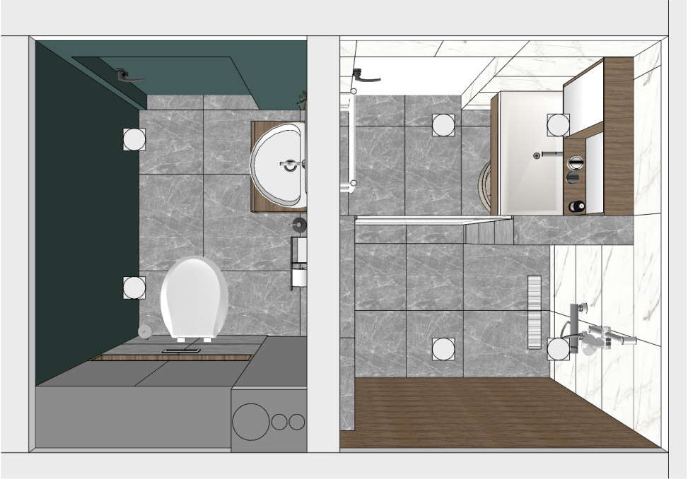 Планировка санузлов