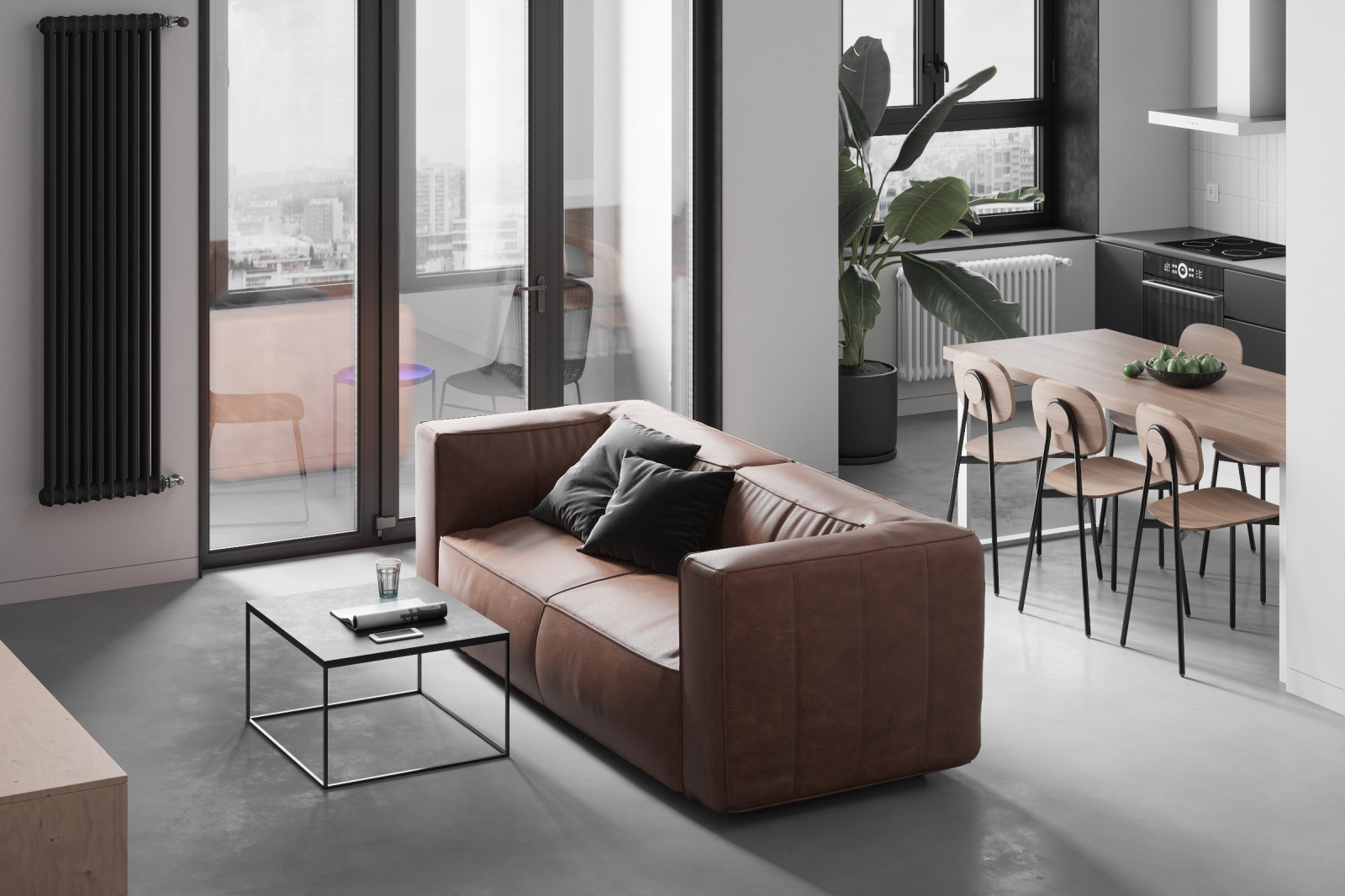 Лофт для фаната NETFLIX в ЖК Вавилов дом