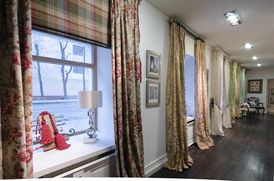 Интерьер салона тканей French Touch.