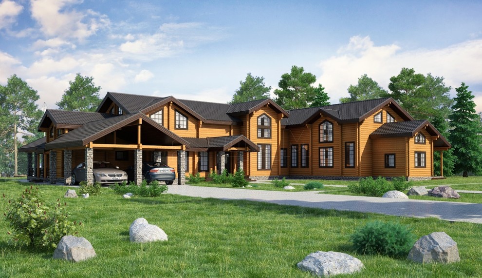 Дом из клееного бруса "Бенилюкс"