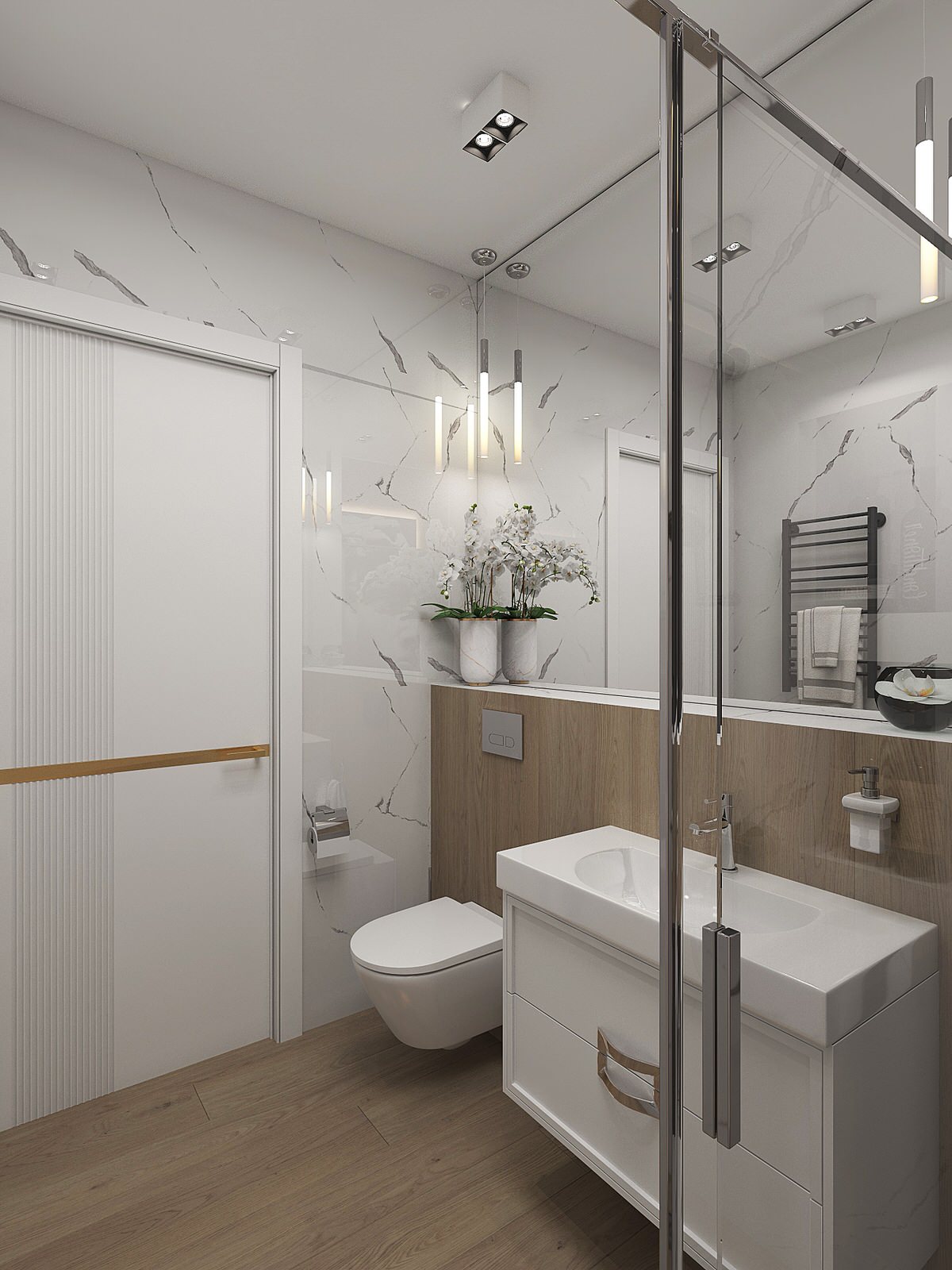 Проект в коттеджном посёлке Каменки