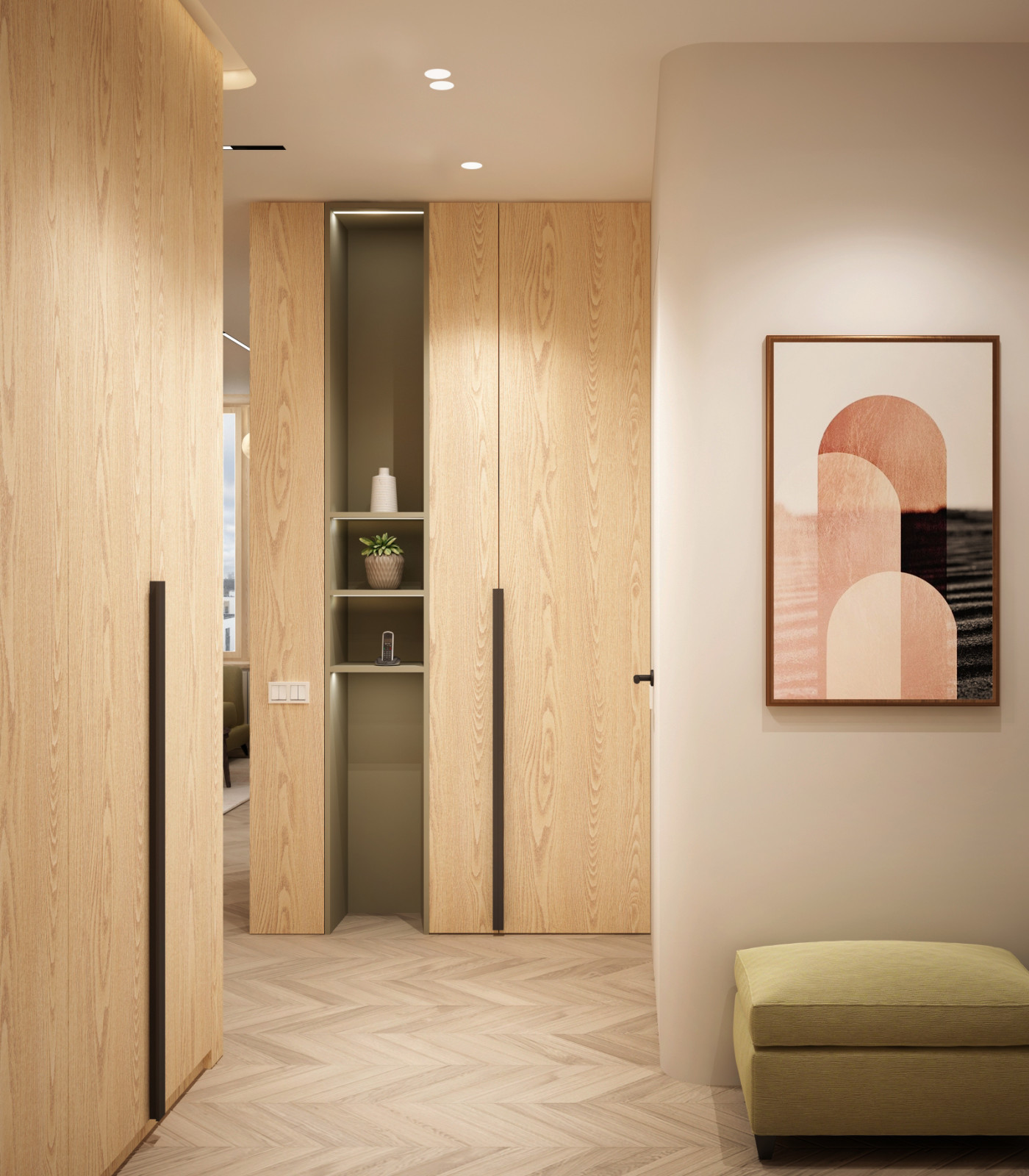 Квартира  в Новой Москве_кухня-гостиная